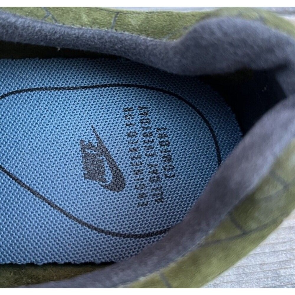 Nice! Nike Mayfly Leather Premium Men's 8 Sneakers - Legion Green - Picture 7 of 11